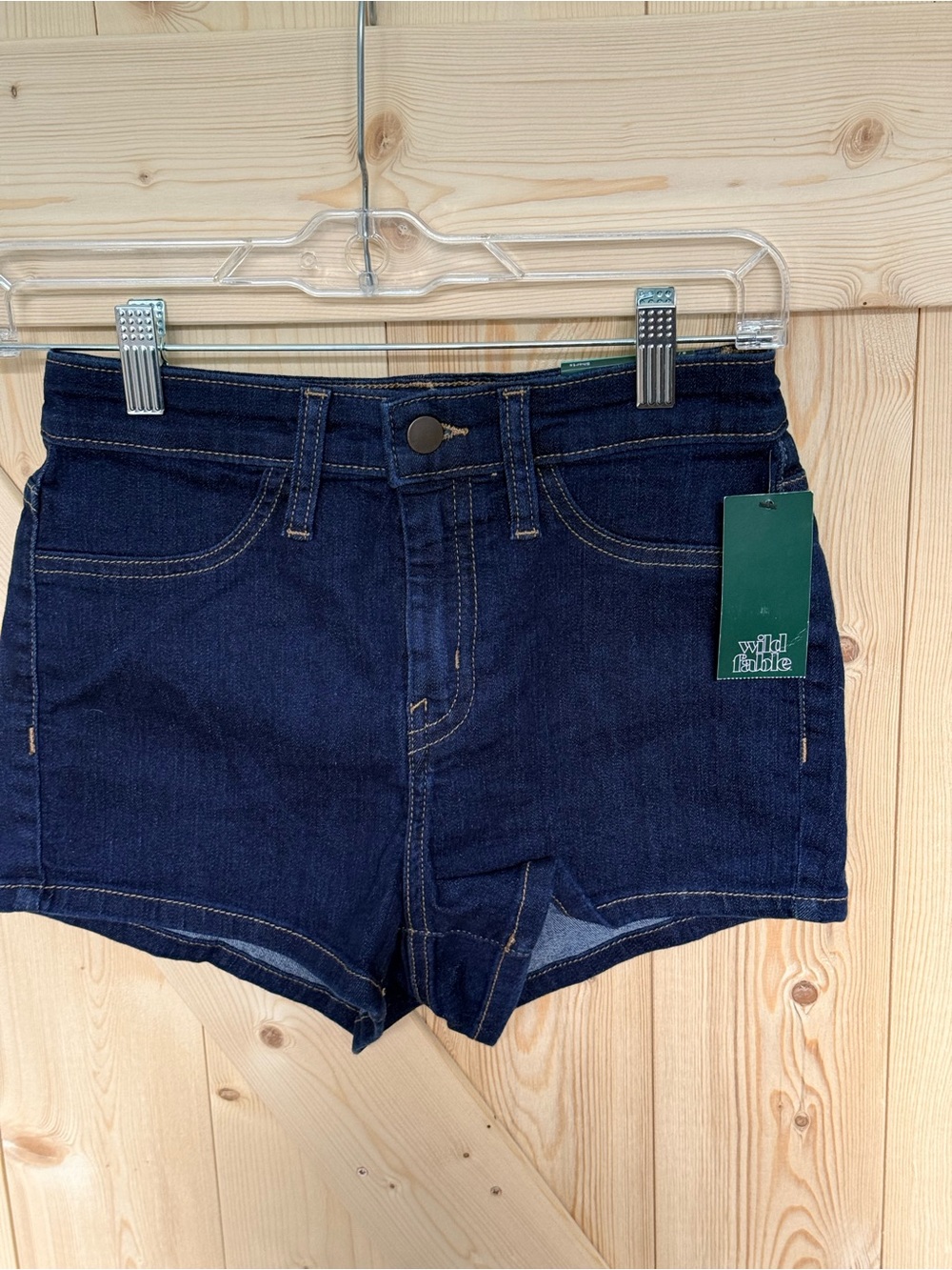 wild fable Dark Indigo High-Rise Denim Shorts